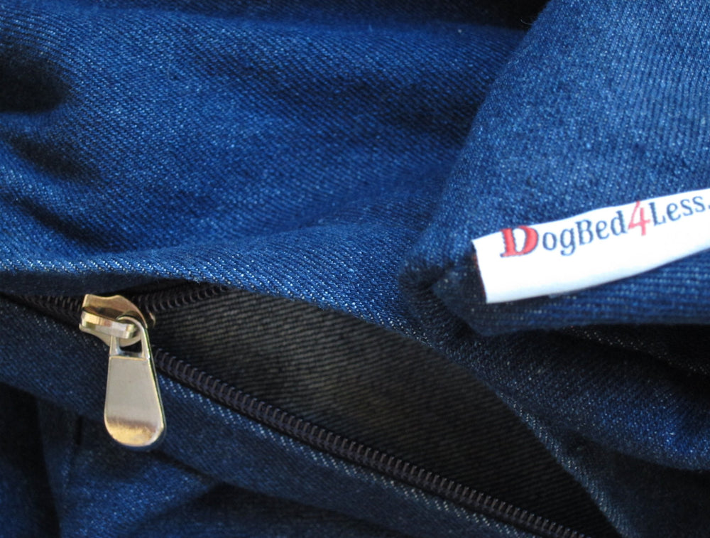Dogbed4less: tejido denim 100% algodón, cómodo y transpirable.