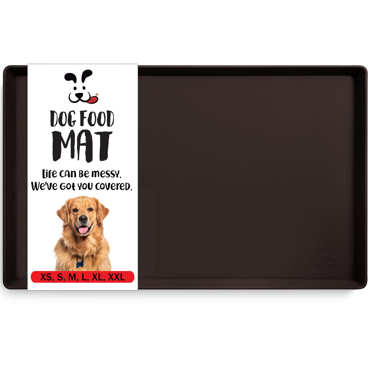 DogBuddy almohadilla alimentación perros protege contra salpicaduras y derrames.