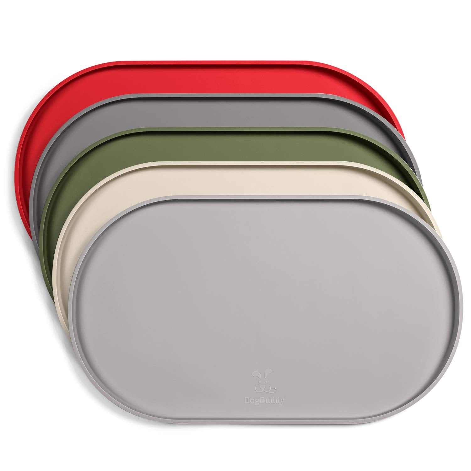 DogBuddy: almohadilla impermeable para comida de perros protege el suelo de derrames.
