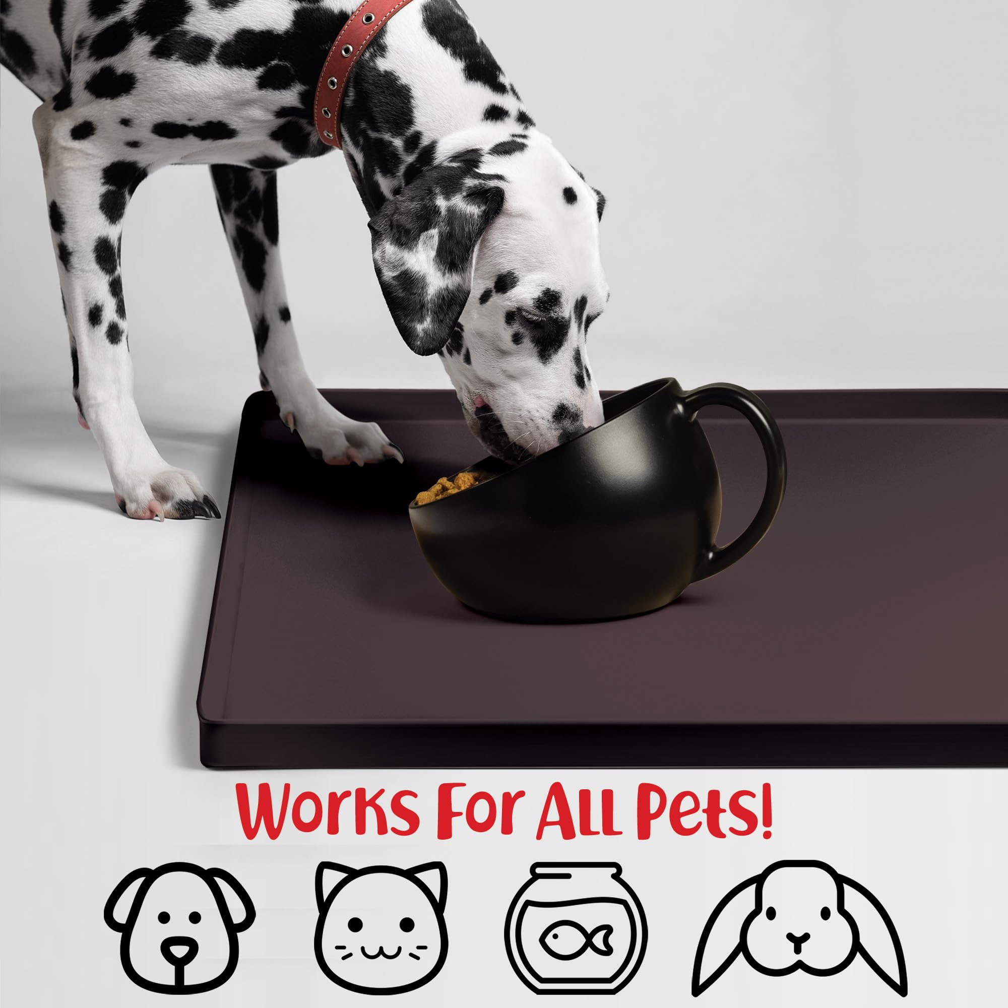 DogBuddy mat antideslizante mantiene el cuenco en su sitio