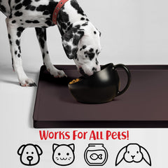 DogBuddy mat antideslizante mantiene el cuenco en su sitio