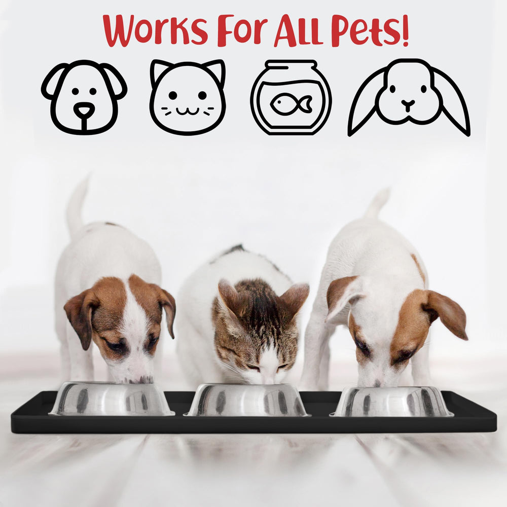 DogBuddy Superficie lisa que evita deslizamientos de cuencos.