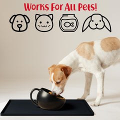 DogBuddy superficie lisa facilita la limpieza de comidas y agua.
