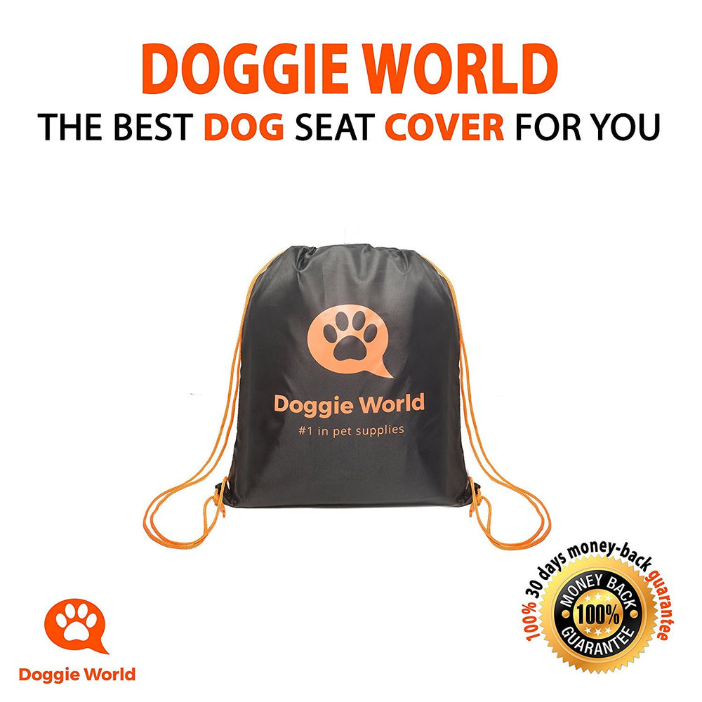Doggie World fijación trasero resistente evita deslizamientos durante trayectos.