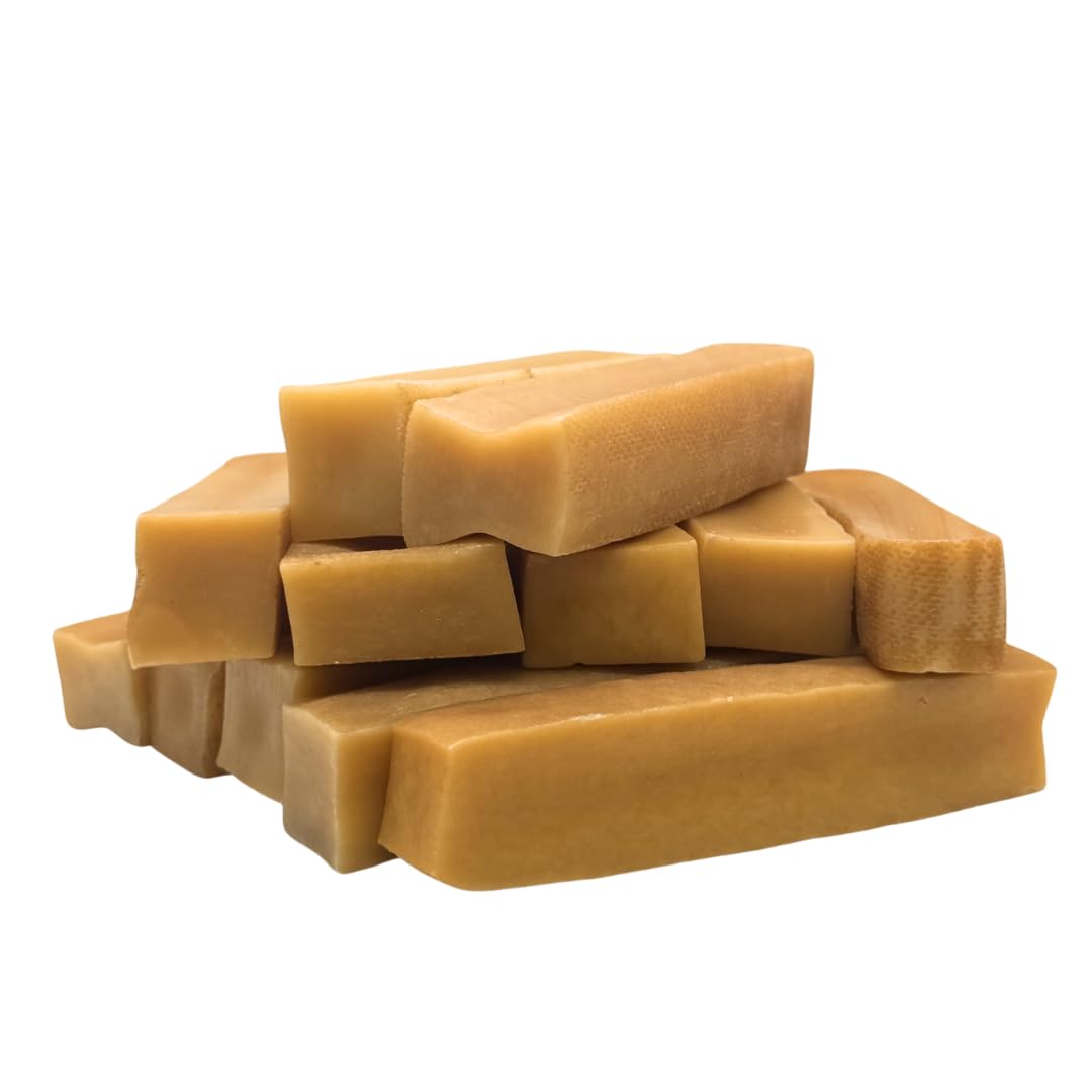 Doggo Dog Chew: hueso de queso yak largo para masticación prolongada.