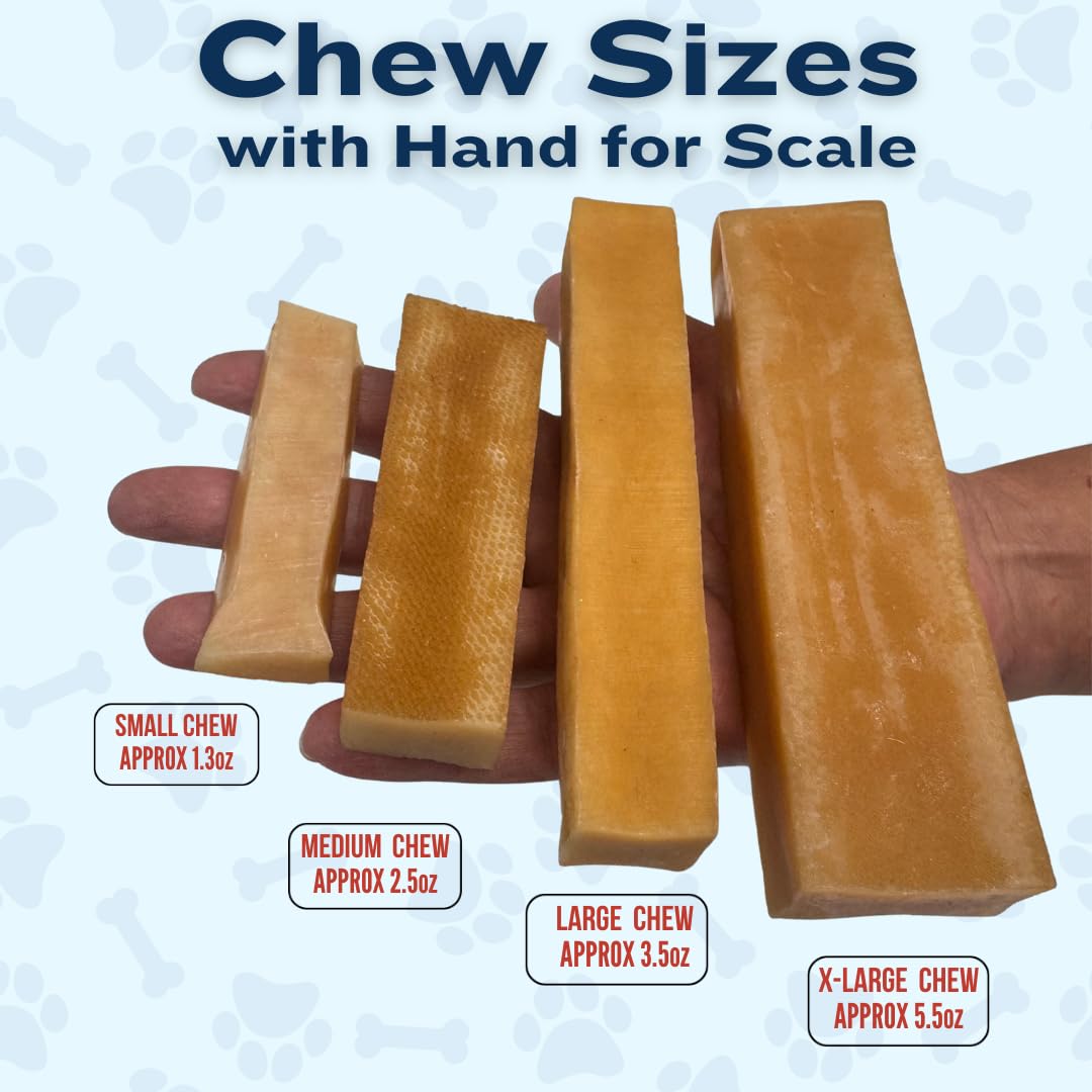 Doggo Dog Chew: trozos grandes para perros grandes y masticadores fuertes.