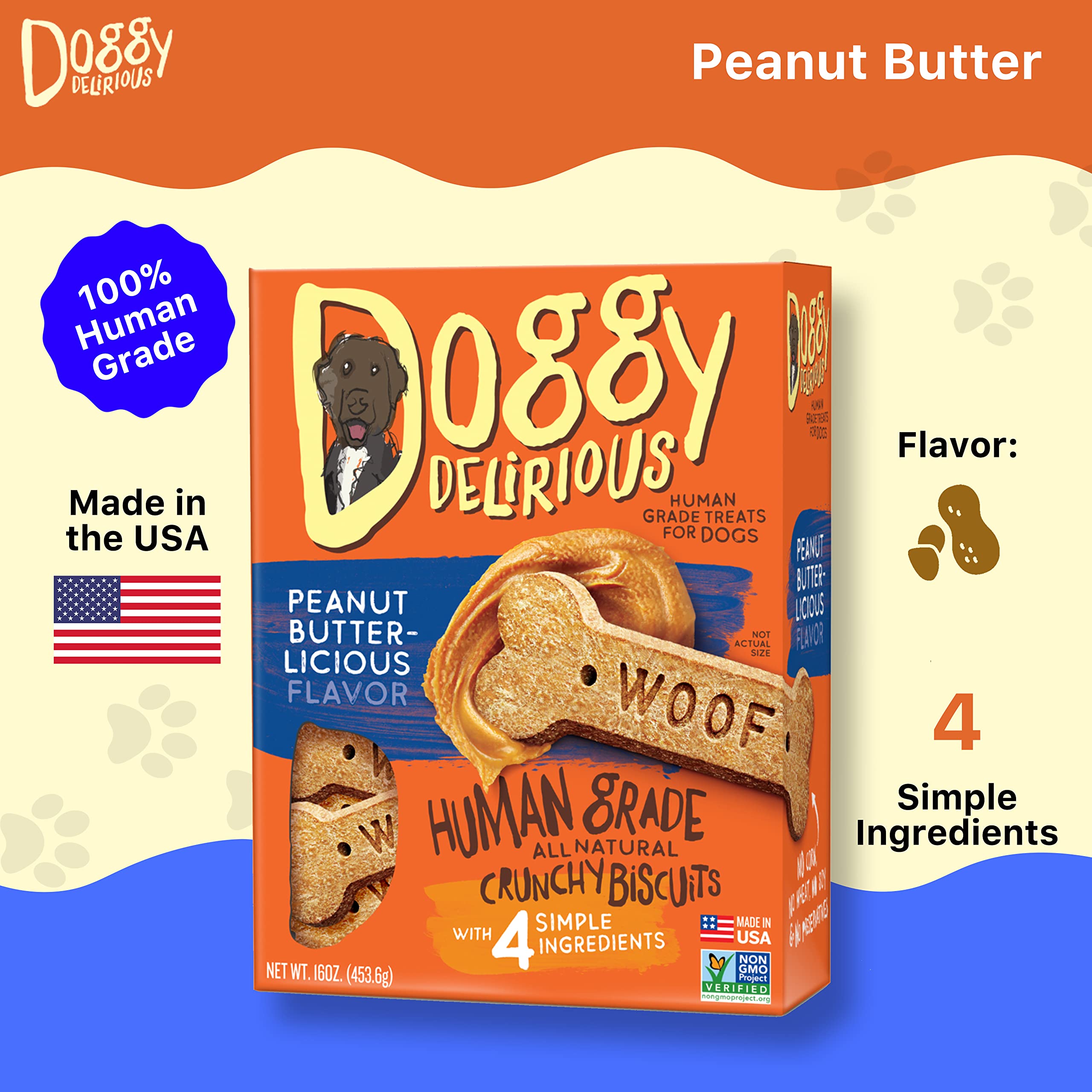 Doggy Delirious pack de 6, reserva para varios días