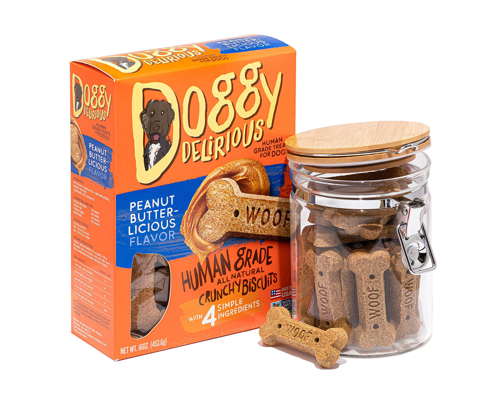 Doggy Delirious sello sin OGM, ingredientes de calidad