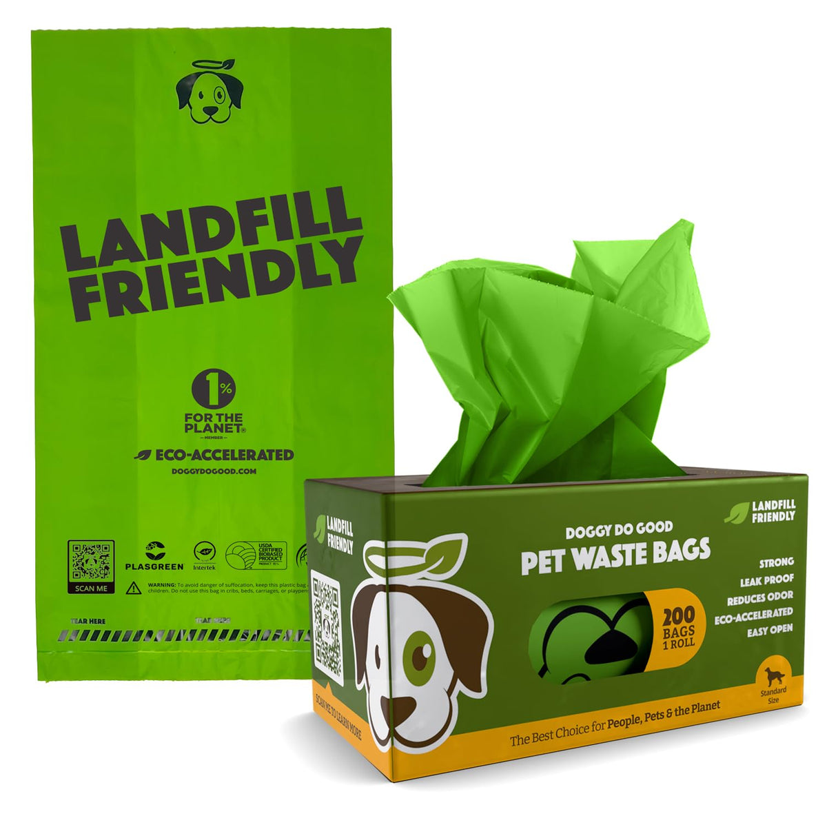 Doggy Do Good bolsas-desechos-perro-resistentes para paseos limpios
