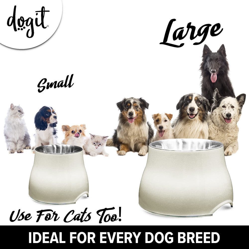 Dogit base antideslizante con acabado blanco
