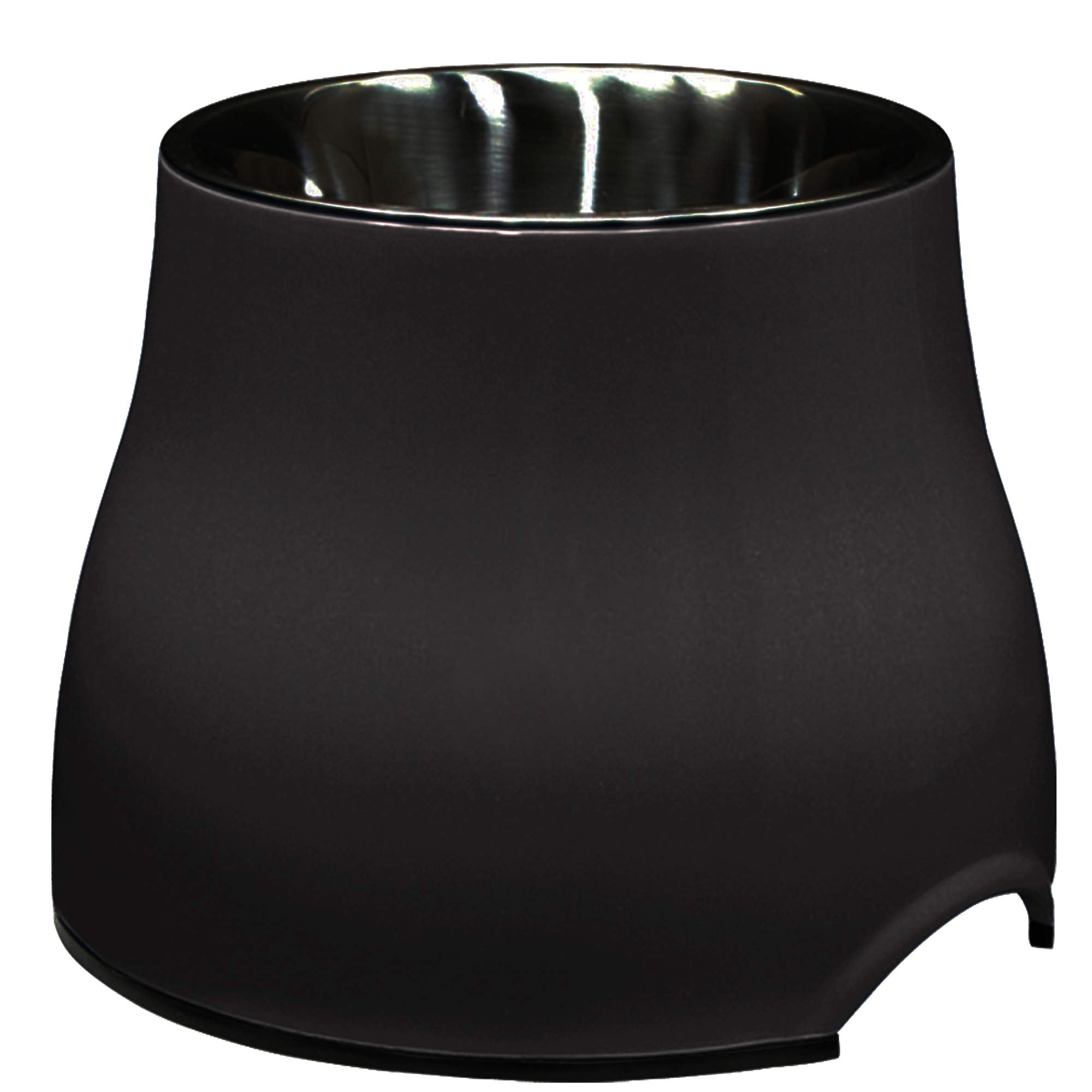 Dogit elevated-dog-bowl con inserto de acero inoxidable, fácil de limpiar.