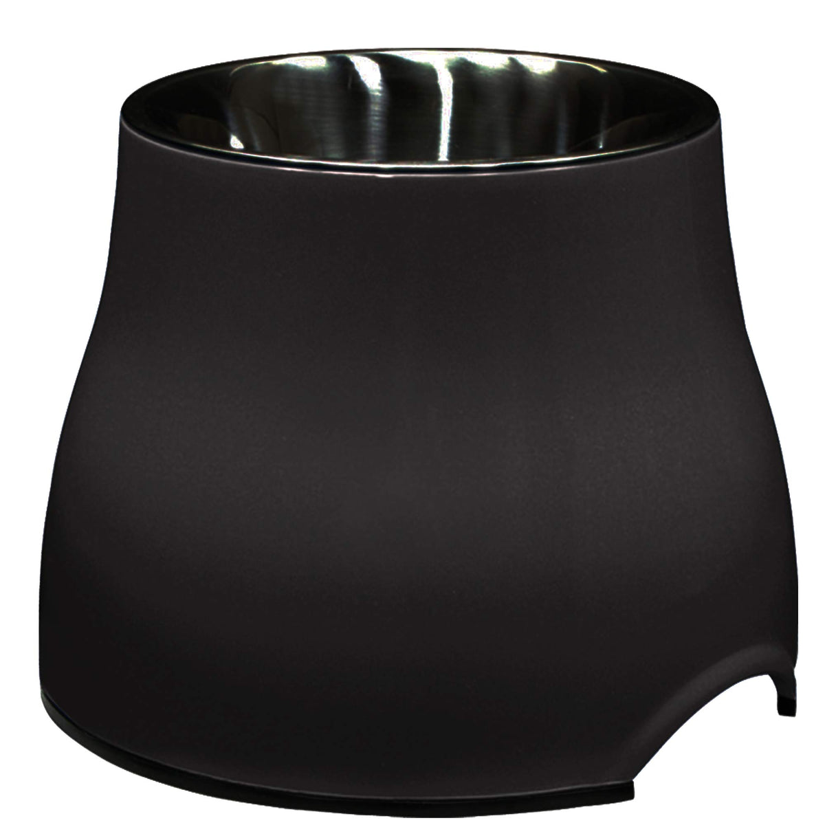 Dogit elevated-dog-bowl con inserto de acero inoxidable, fácil de limpiar.