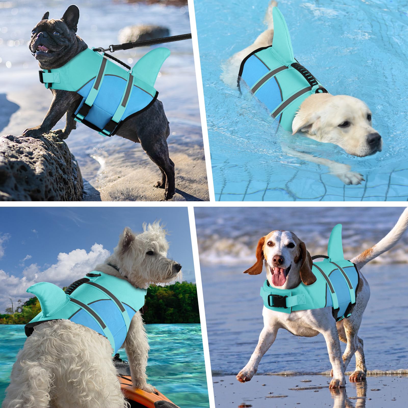 Doglay chaleco salvavidas de alta flotación ideal para salidas en bote.