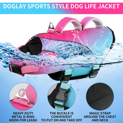 Doglay chaqueta salvavidas con flotación avanzada para nadar con facilidad.