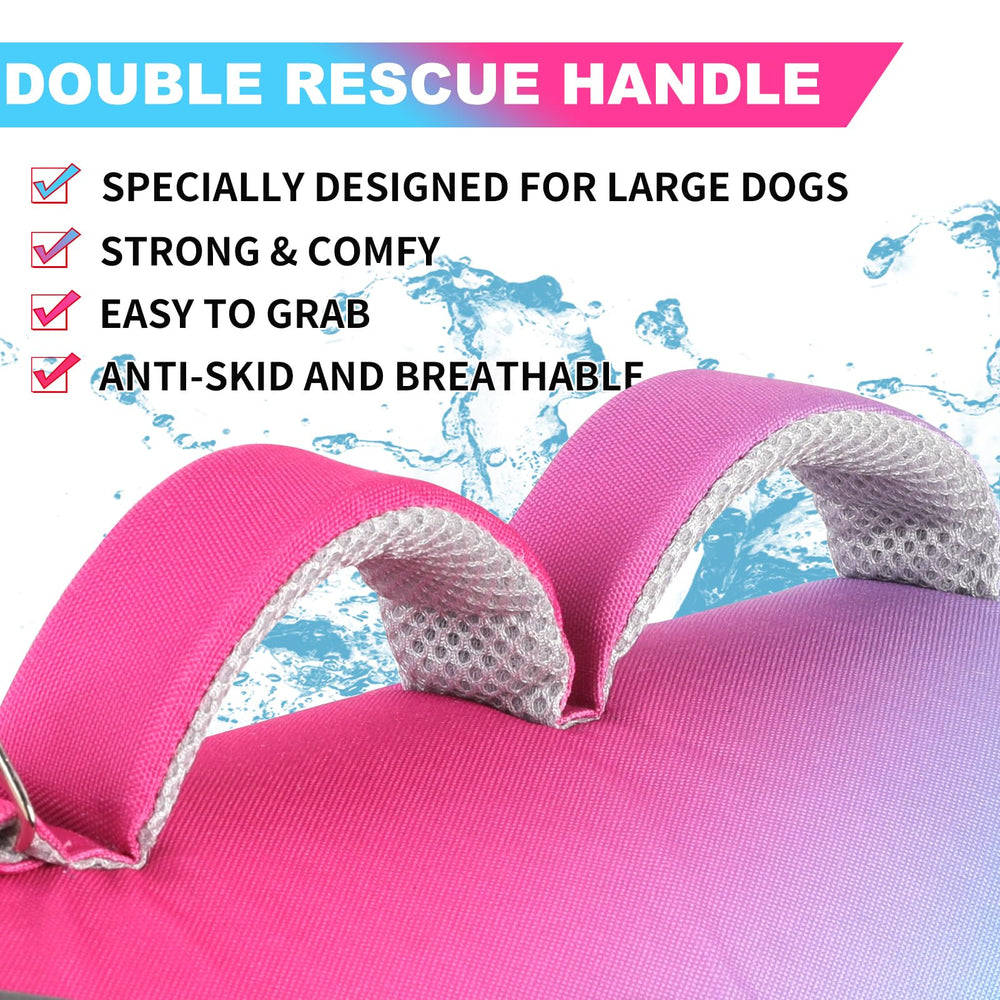 Doglay chaqueta salvavidas con tiras reflectantes para mayor seguridad.