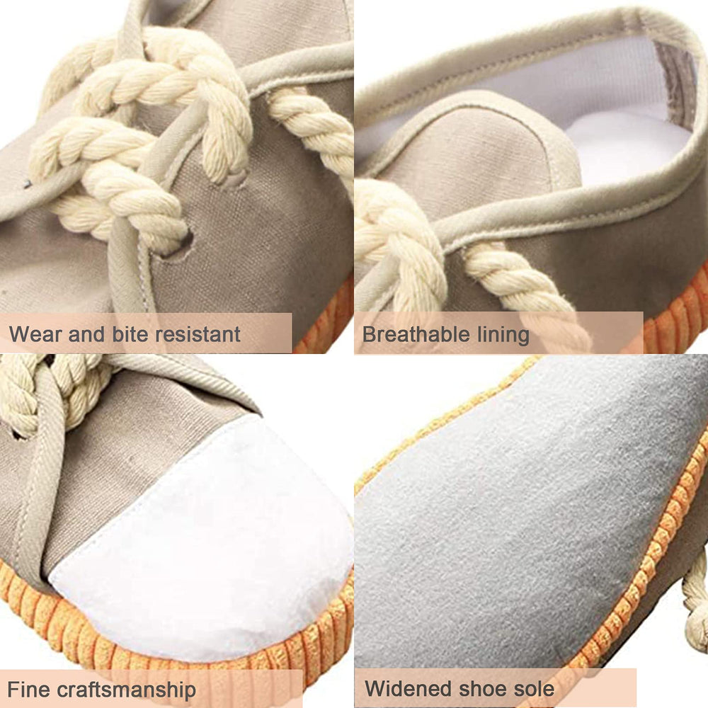 DOGOWU juguete zapato-durable diseñado para mordedores suaves y seguros