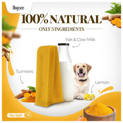 Dogsee Yak Cheese Turmeric, sin olor ni desorden para masticar en casa.
