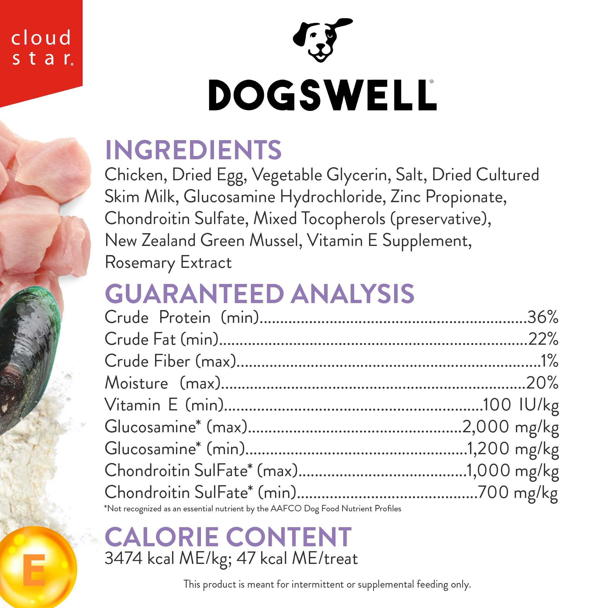 DOGSWELL con glucosamina y omega-3 para apoyar las articulaciones en el día a día