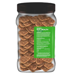 Dogswell mini bocaditos de cordero, alto en proteína para mantener músculo magro.