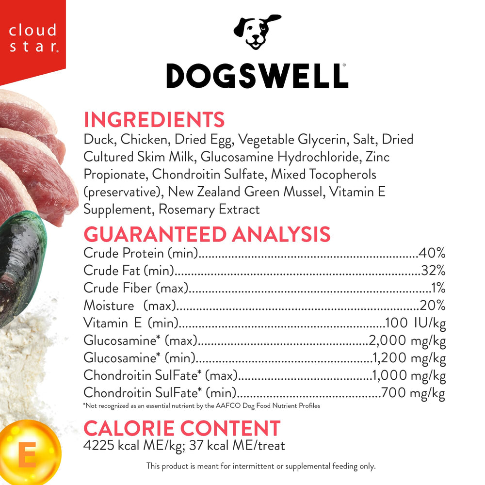 DOGSWELL Textura suave, ideal para perros mayores que prefieren masticar con facilidad.
