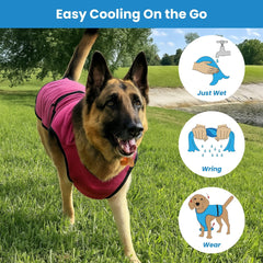 Chaleco DOGZSTUFF cómodo con ajuste suave para paseos y esmalzar con arnés.