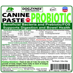 Dogzymes probiótico para perros, aplicación rápida y fácil.