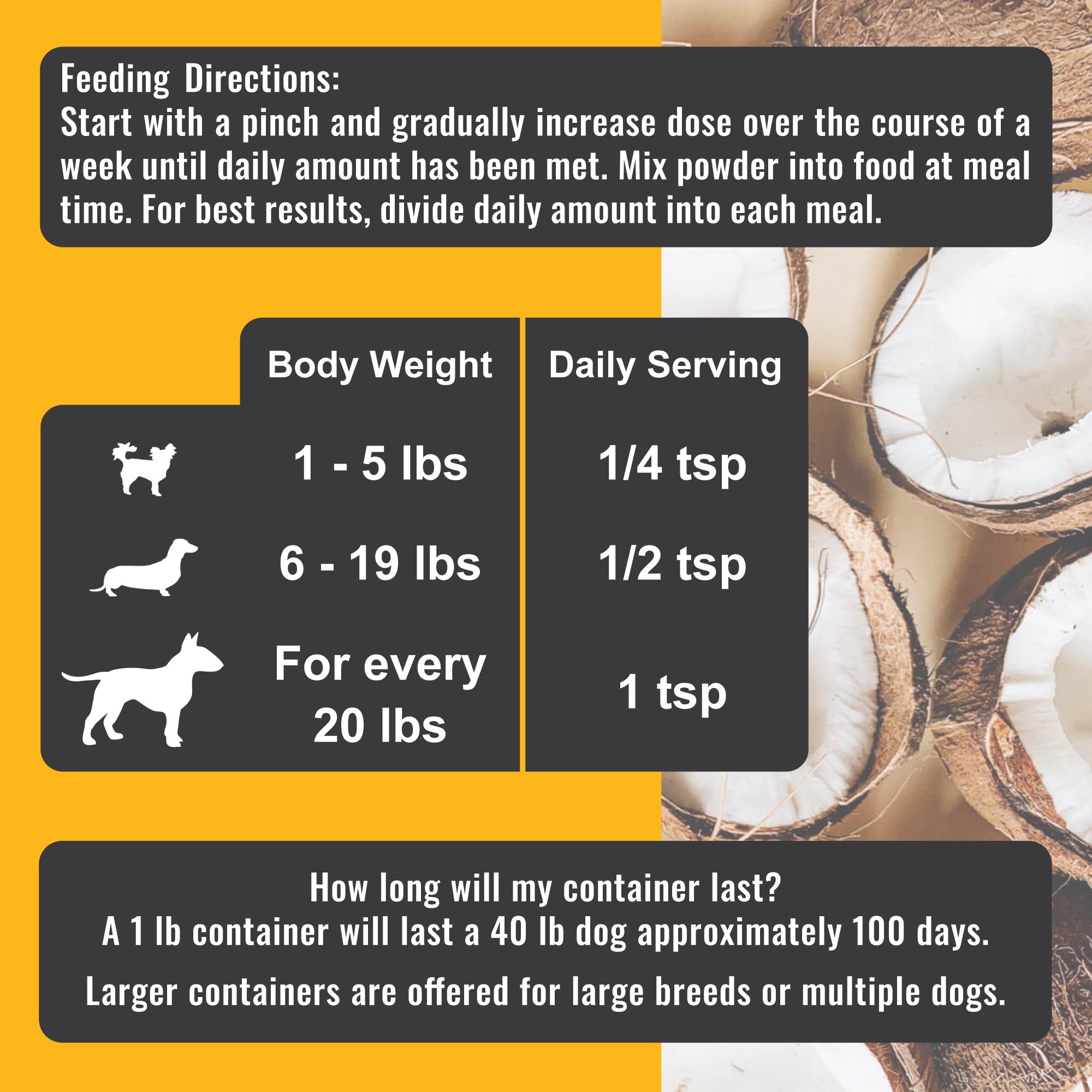 Dogzymes Ultimate con aceite de algas y coco orgánico, combinación natural para la nutrición.