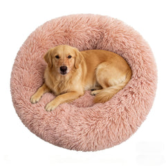 Doimier cama perro donut blush 36 pulgadas descanso suave y reparador