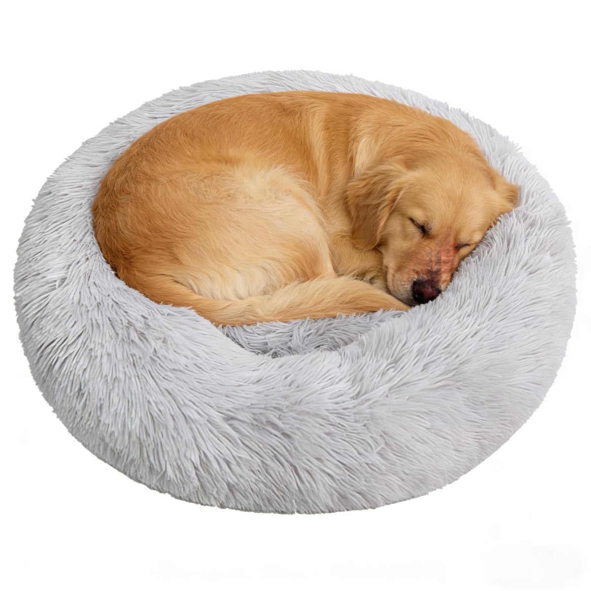 Doimier Cama Donut Calmante gris claro, sensación de seguridad al dormir