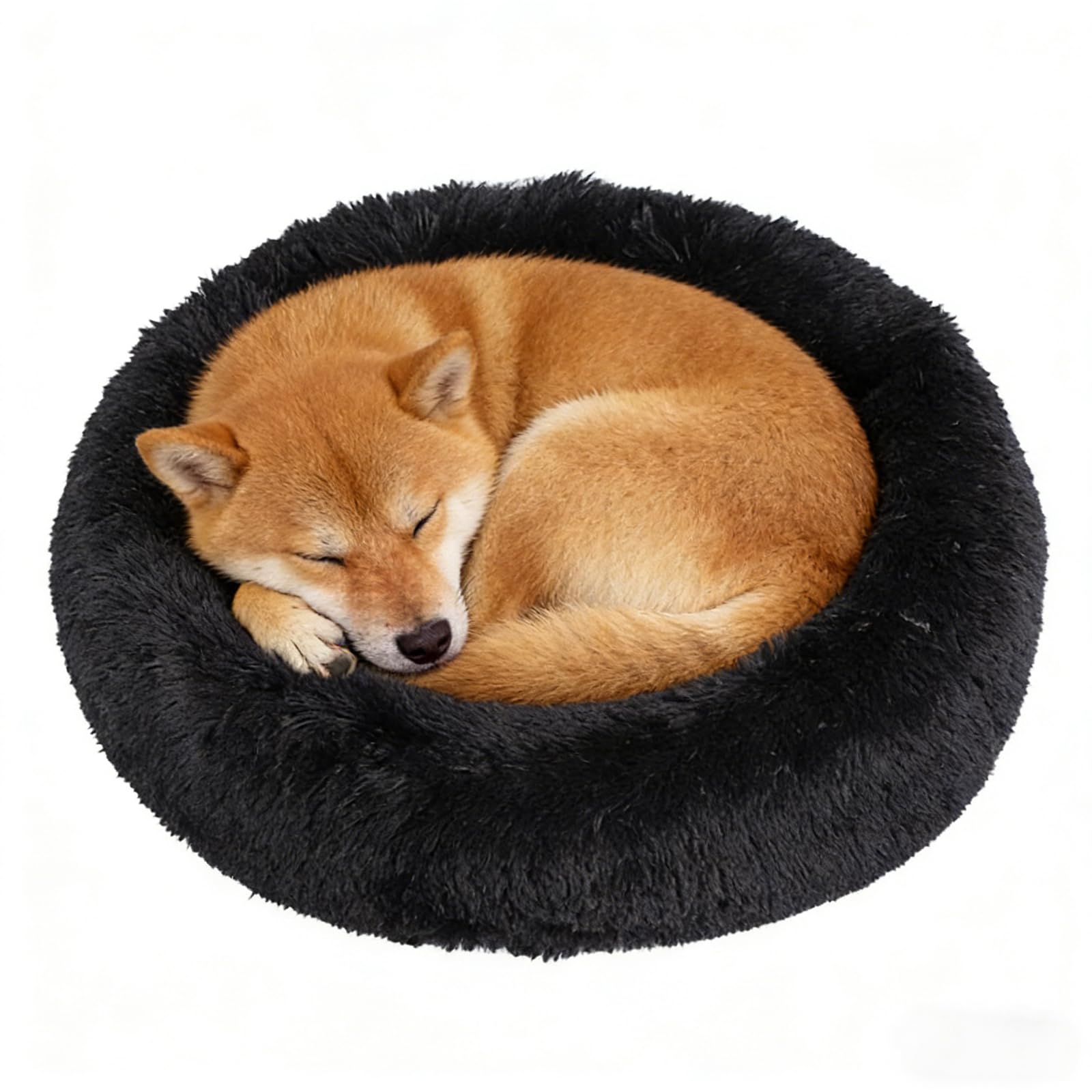 Doimier Cama Donut suave con borde elevado para mayor confort.