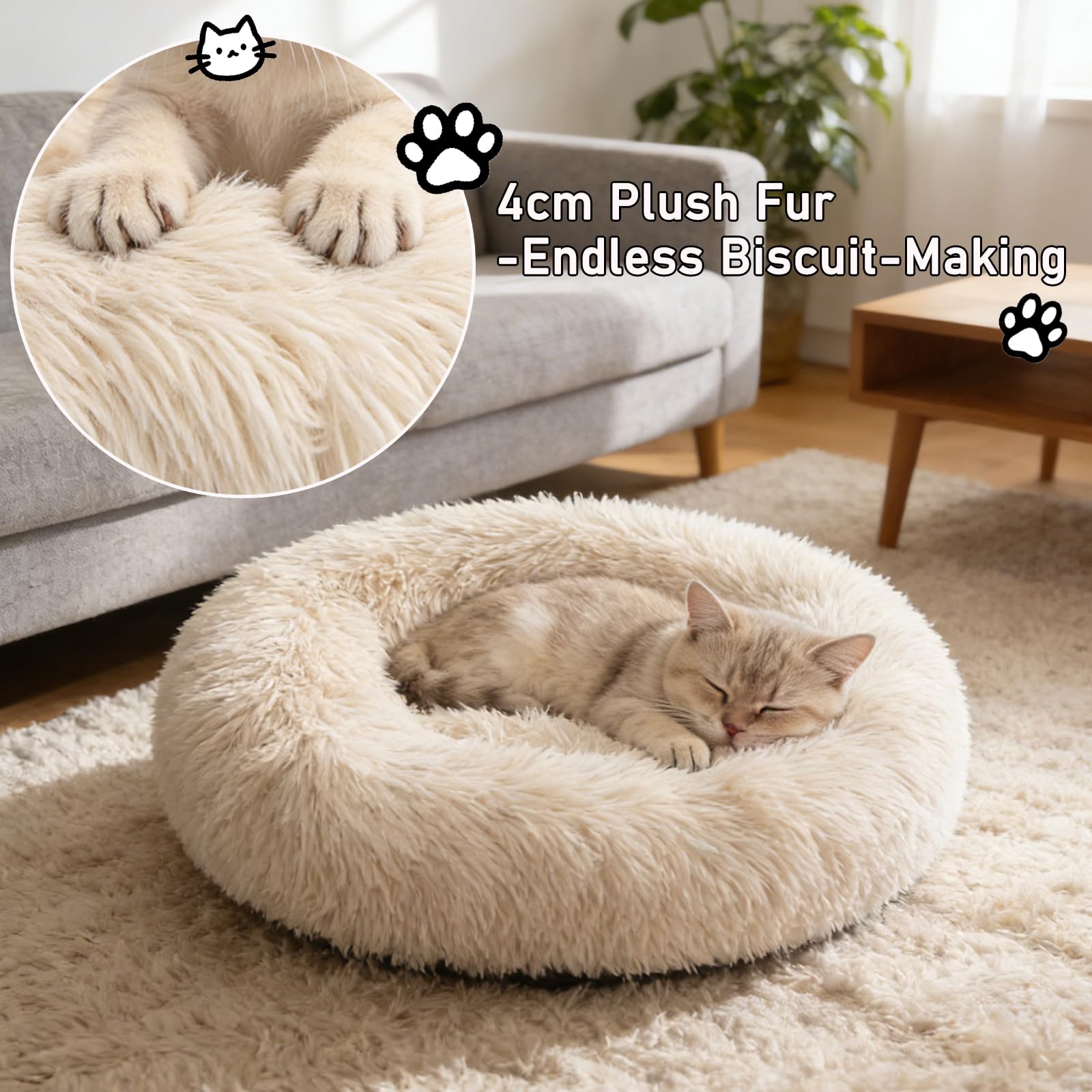 Doimier relleno eco algodón PP, comodidad duradera para mascotas.