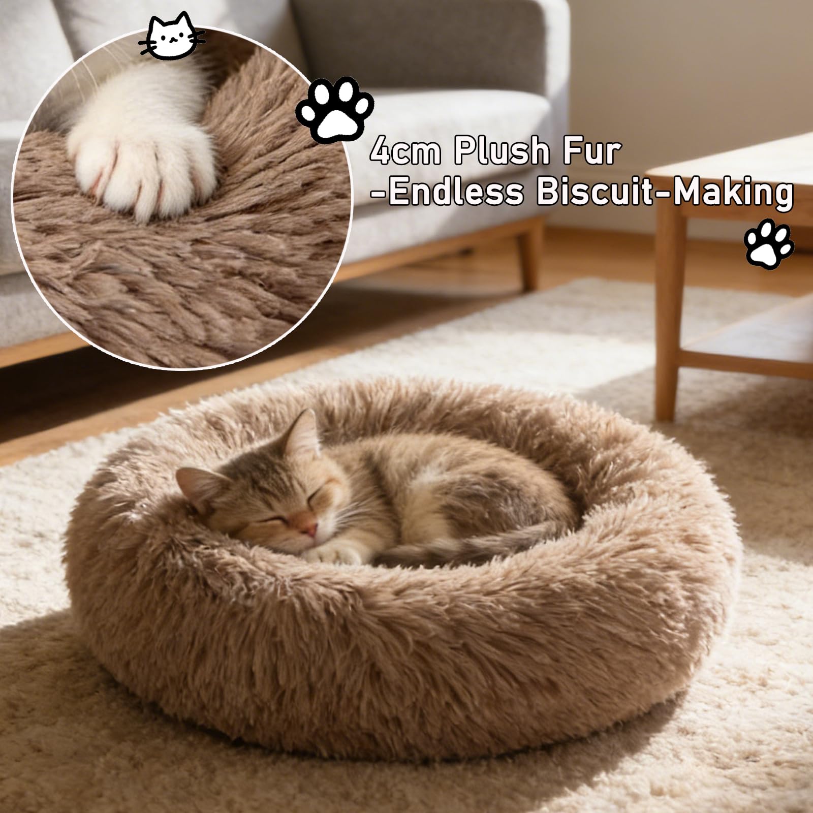 Peluche suave Doimier ofrece abrigo cálido para siestas y noches.