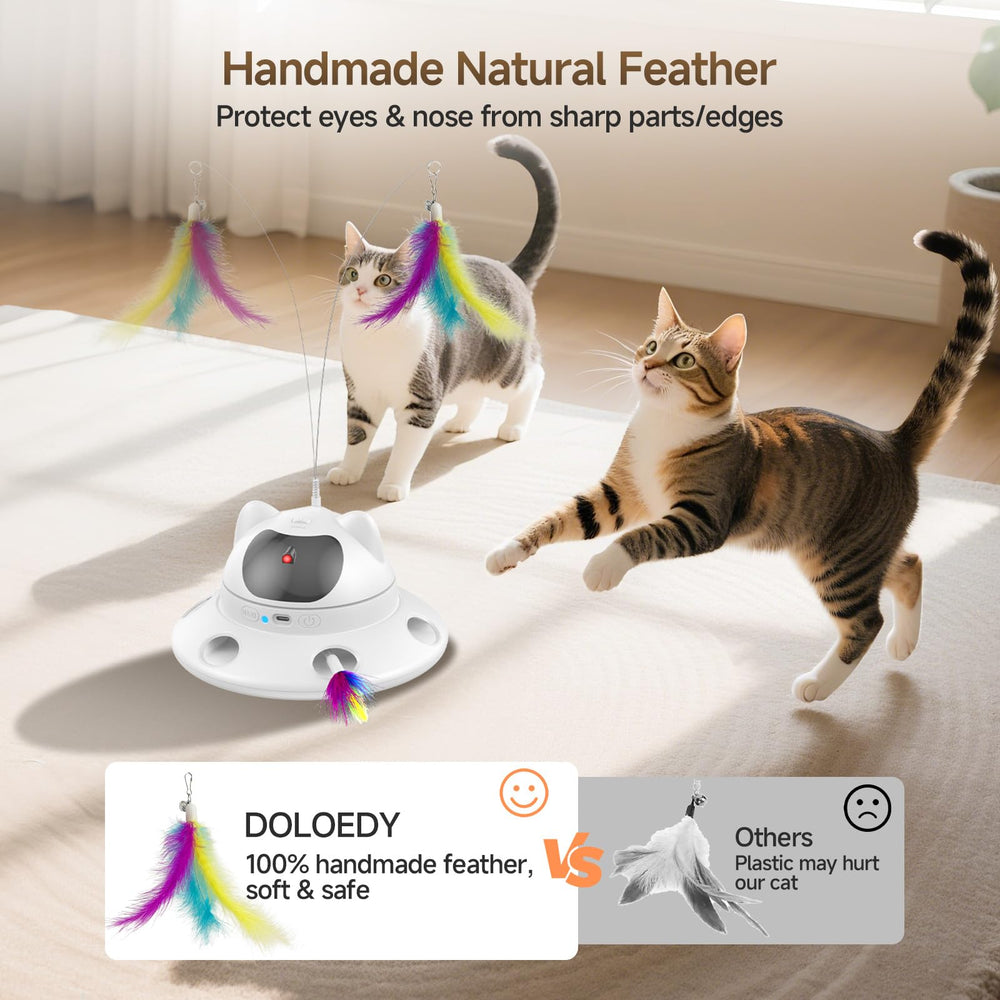 DOLOEDY Juguete Láser Gato para uso en interiores seguro y fiable