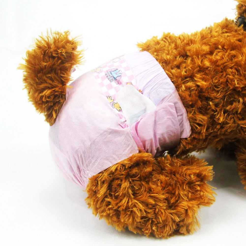 Pañales Dono para perras, ajuste-confortable para uso diario.