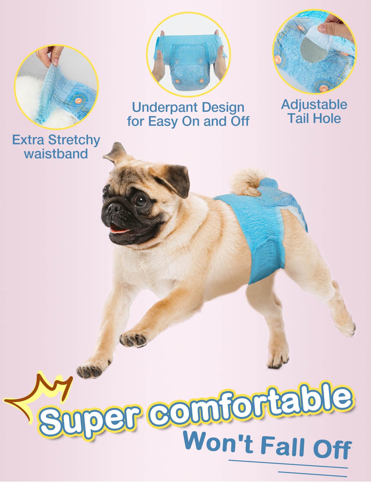 Absorbencia ultraconfiable para mantener la higiene diaria.