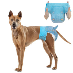 Pañales Dono para perros grandes con cintura elástica, ajuste seguro para el día a día.
