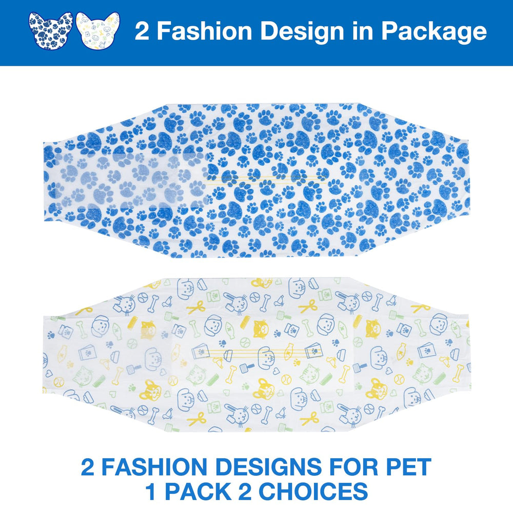 Pañales Dono macho con diseño de perro cartoon para salidas limpias.