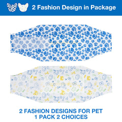 Pañales Dono con diseño azul de patitas para perros