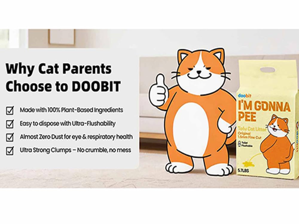 DOOBIT tofu disoluble en agua para desecho sencillo