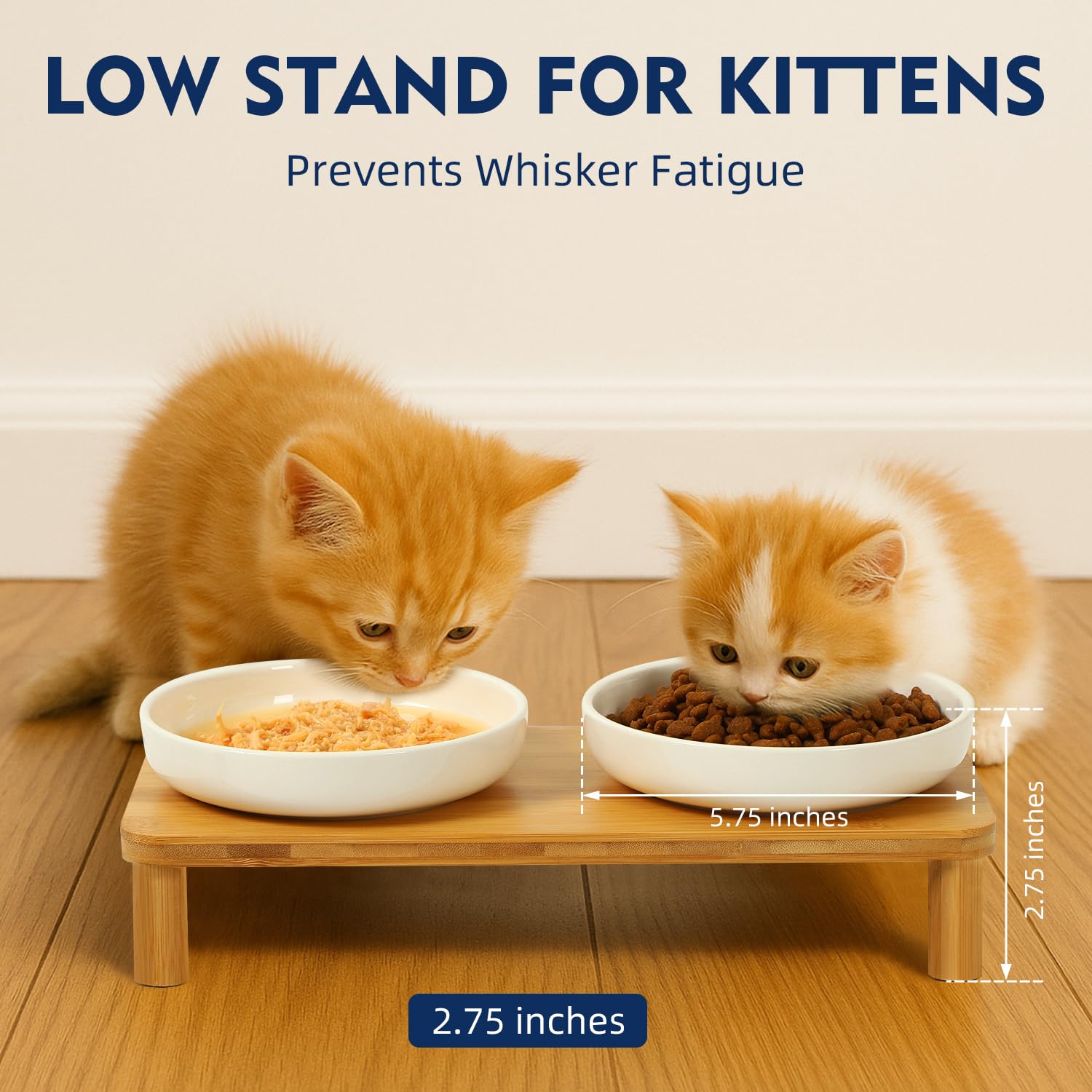 DoogCat altura ajustable para una postura cómoda durante la comida