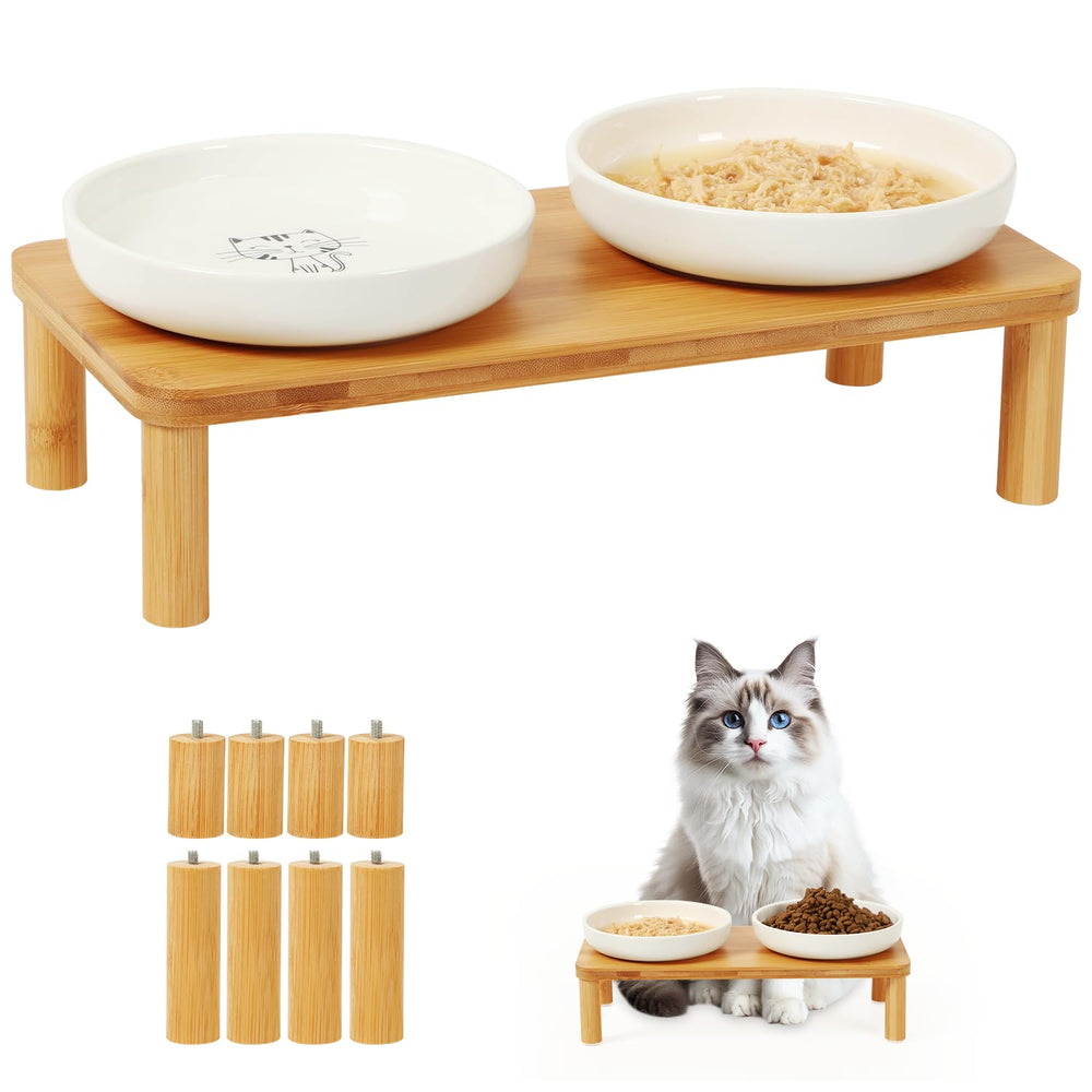 DoogCat cerámica segura para alimentos, fácil de limpieza