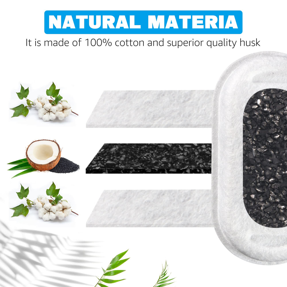 DOOOB filtro carbón activado mejora olor y sabor del agua para gatos