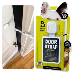Door Buddy: cinta-puerta-gato-ajuste para ajustar la apertura y dar libertad al gato