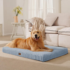 Cama DOPEDIO ortopédica para perro grande con espuma en panales y soporte.