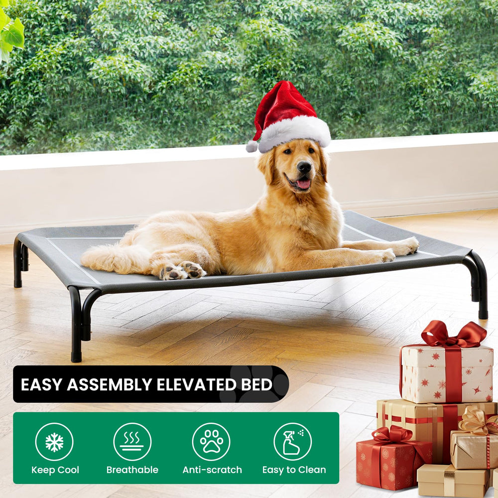 Cama de DOPEDIO con malla respirante para exterior, buena ventilación y secado rápido