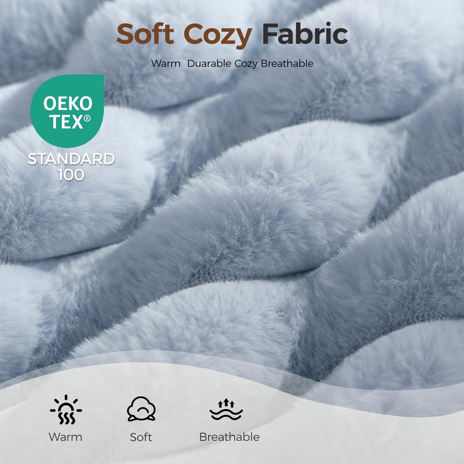 Cubierta lavable azul de DOPEDIO, suave para la piel de la mascota.
