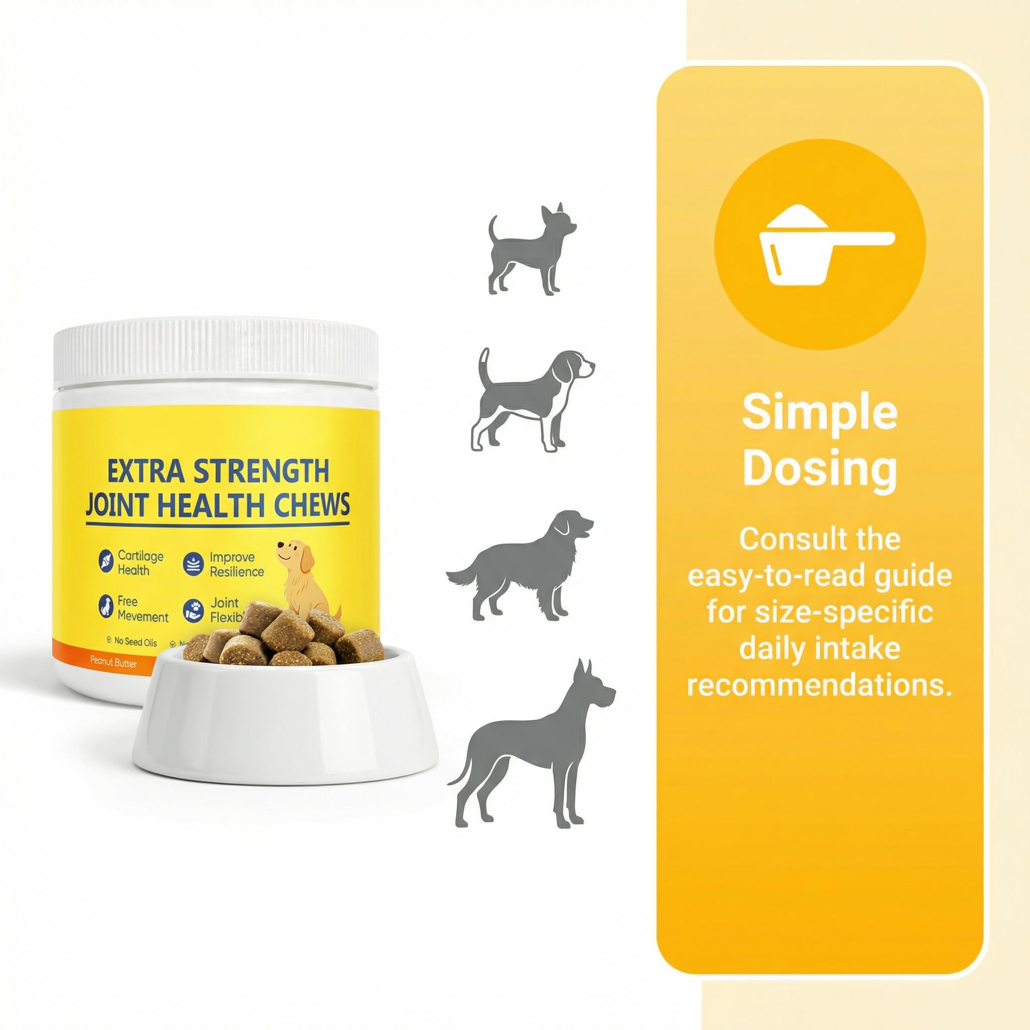 Dotkara masticables textura suave favorece ingesta regular como snack.