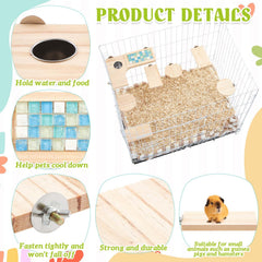 DoubleFill plataformas madera cuadradas, variedad para rutas y saltos