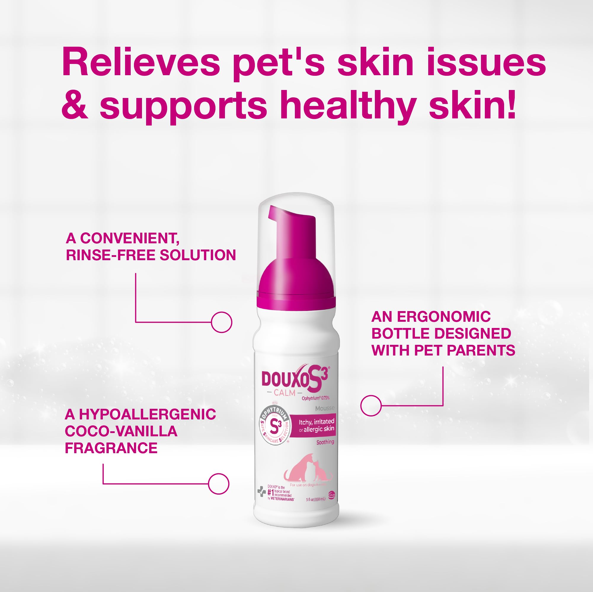 Douxo S3 Calm Mousse: aroma agradable tras la aplicación.