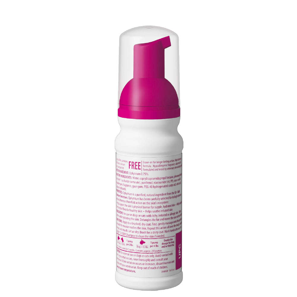 Douxo S3 Calm Mousse: ayuda a dejar pelaje suave.